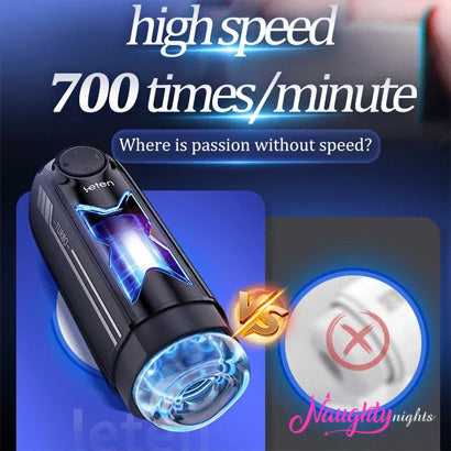 Leten X-Speed Telescopic Masturbator: Ultimate Waterproof Pleasure Device for Men